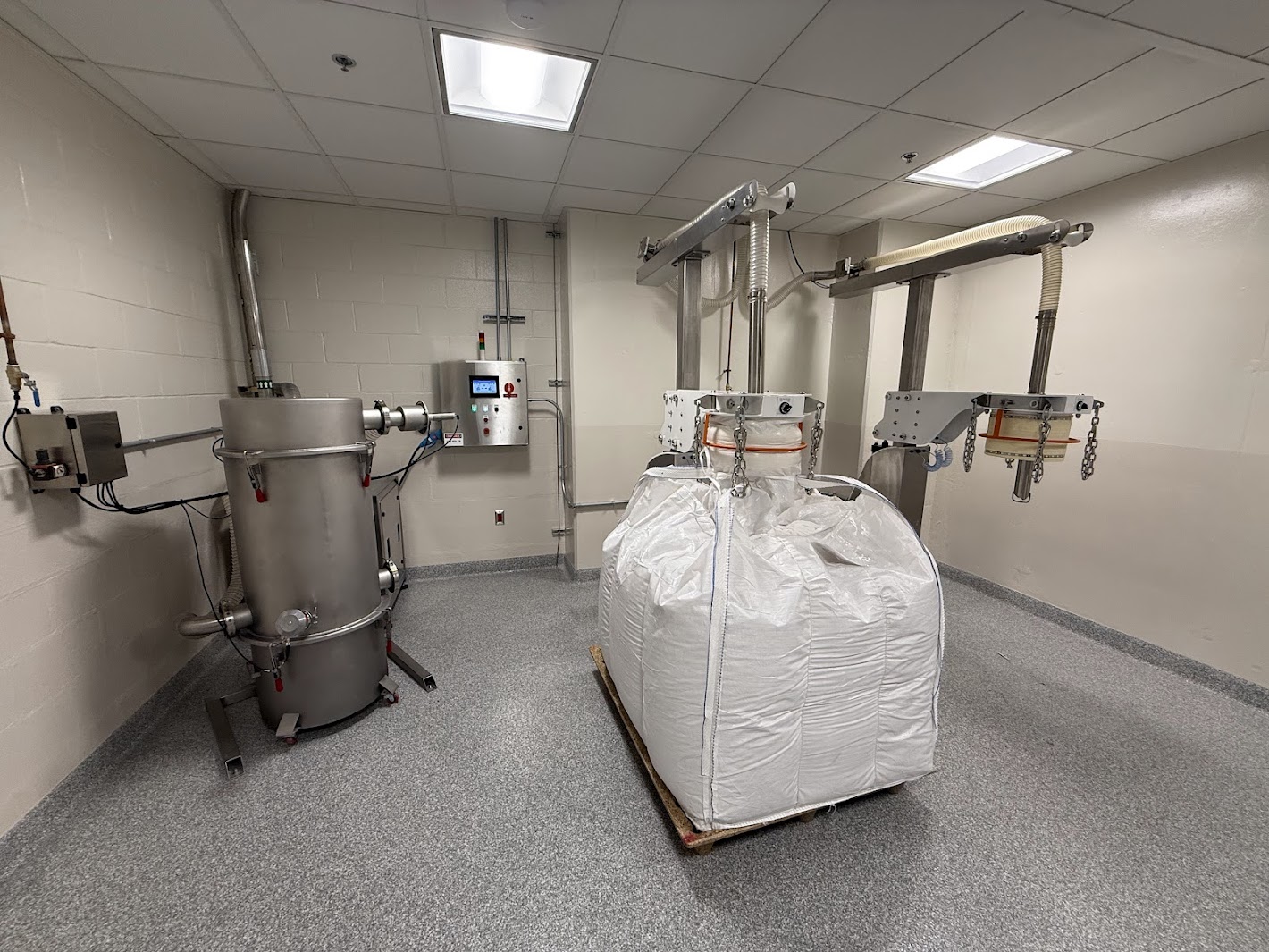 Clean bedding delivery system installation